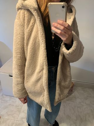Abrigo oversize reversible