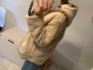 Abrigo oversize reversible