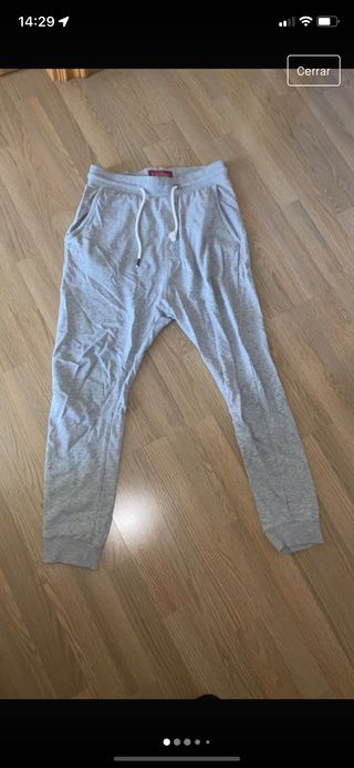 Pantalón chandal gris Pull and Bear