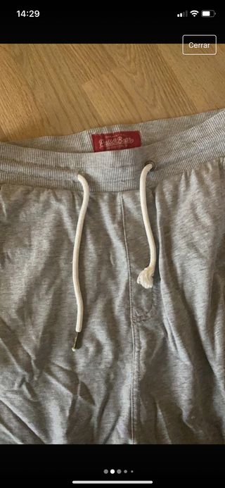 Pantalón chandal gris Pull and Bear