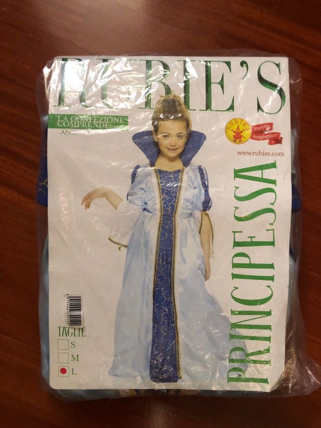 Costume per carnevale da principessa