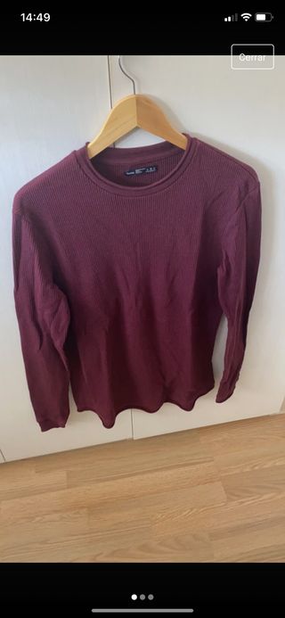 Jersey Bershka granate