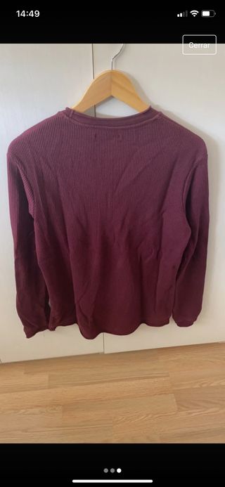 Jersey Bershka granate