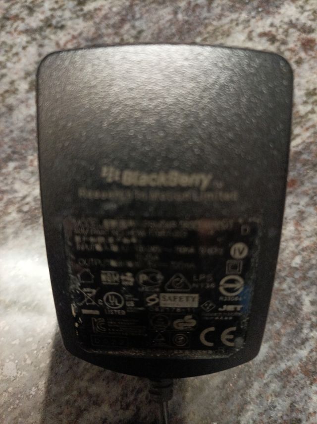 cargador original Blackberry 
