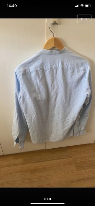 Camisa azul Pull and Bear