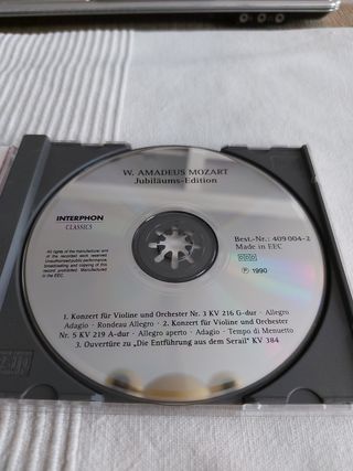 Mozart - Violin conciertos 3 y 5