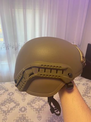 Casco, gafas protectoras de airsoft