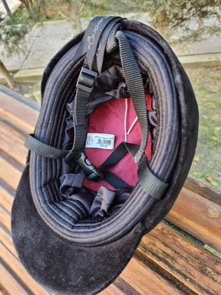 Lote hípica: 2 cascos 8-10 años + chaleco