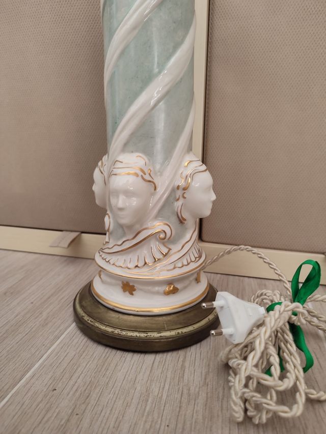 Lámpara cerámica vintage