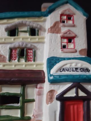 Lamparilla casa de porcelana esencias