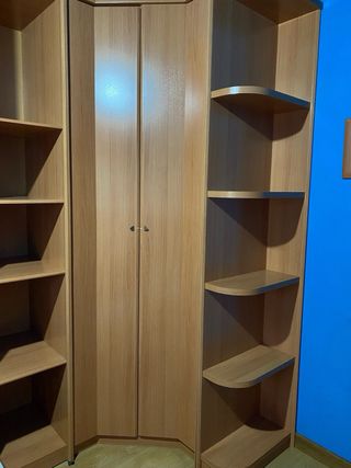 Cama nido armario y balda