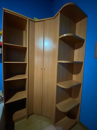 Cama nido armario y balda