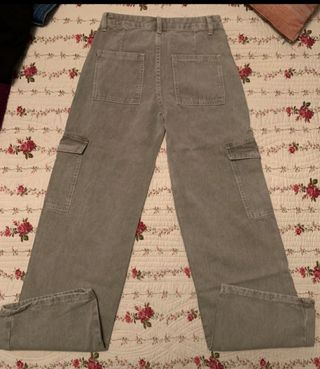 Jeans verde militar