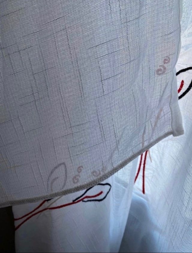 Juego de cortinas tipo visillo 143 x 260 cms