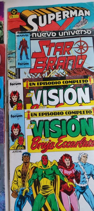 Lote Comics Lobezno - Vision - Spiderman - Superma