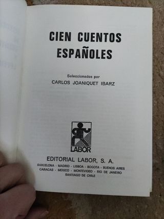 Cien cuentos españoles de J Correas