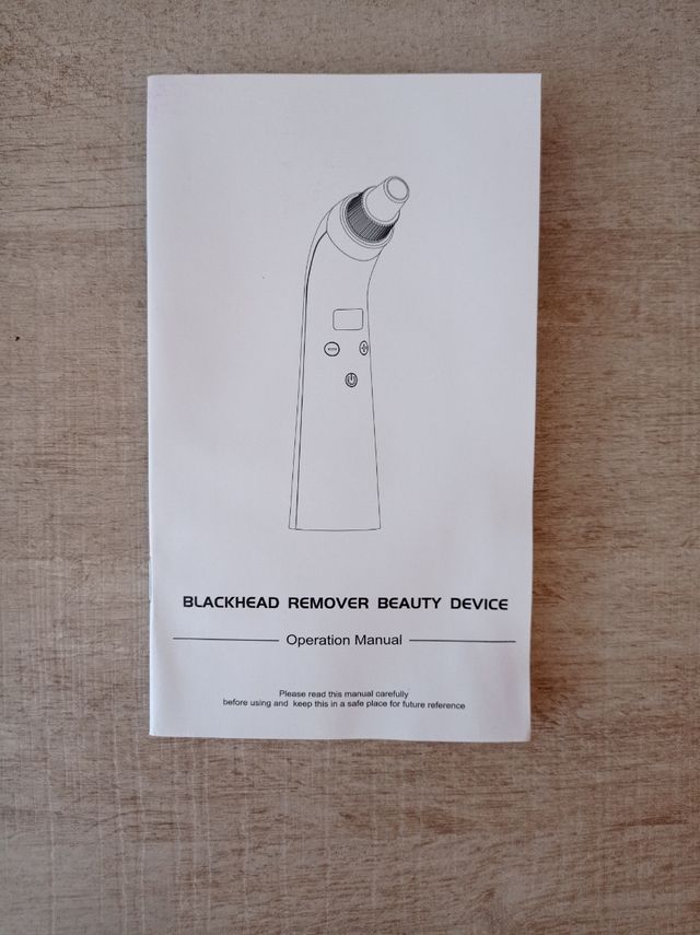 Limpiador de piel, succionador de espinillas.