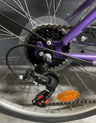 BICI DE PASEO DE MUJER MORADA 