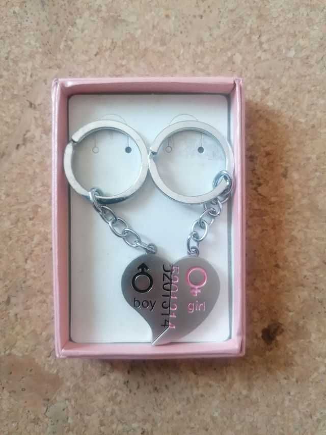 San Valentino 2 portachiavi Love lei e lui 