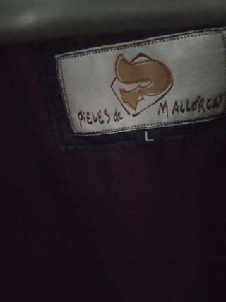 Cazadora piel hombre