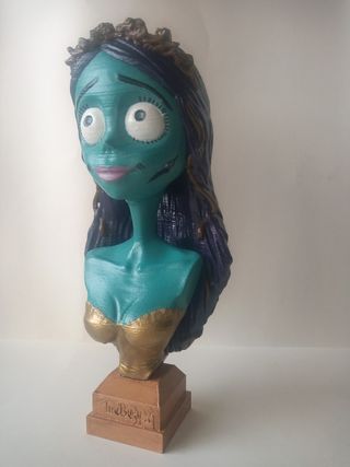Busto de Emily,la novia cadaver ,Tim Burton