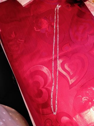 collar de 60 cm plata de ley