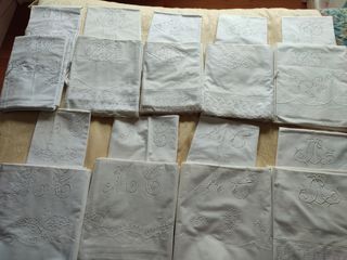 URGE Juegos de sábanas bordadas algodón 100%