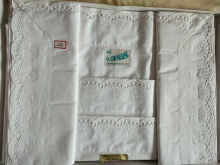 URGE Juegos de sábanas bordadas algodón 100%