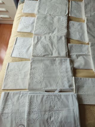 URGE Juegos de sábanas bordadas algodón 100%