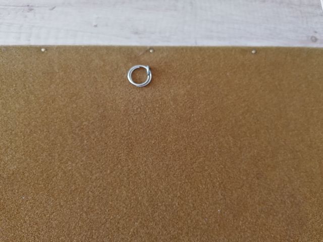 Cuadro con grabado plata, marco madera.Buen estado