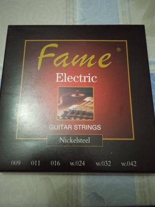 Cuerdas guitarra eléctrica