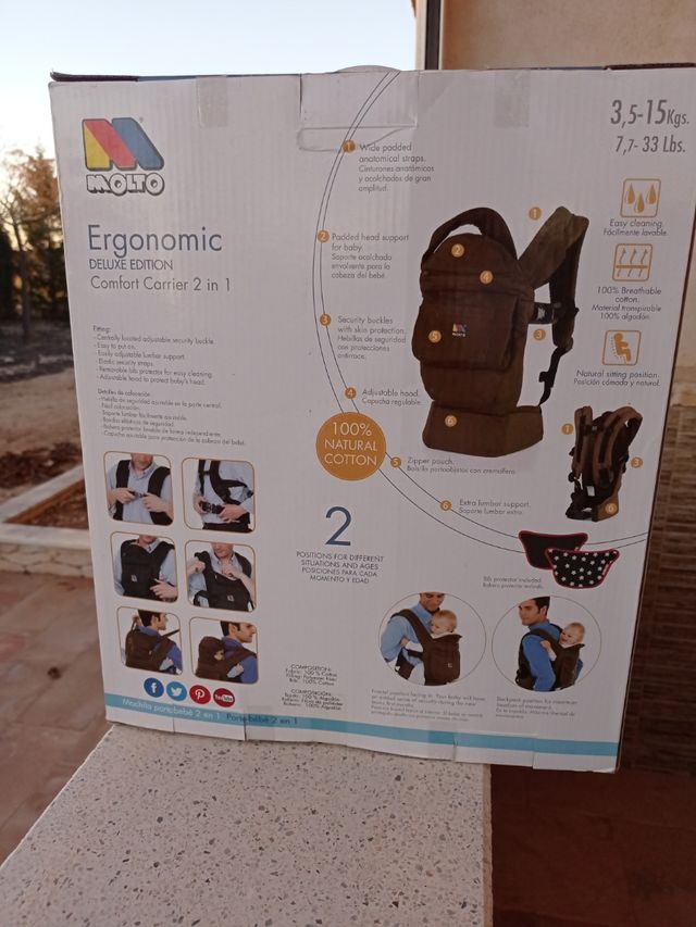 mochila porta bebés