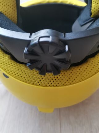 casco amarillo esquí y snowboard niño H kids 500