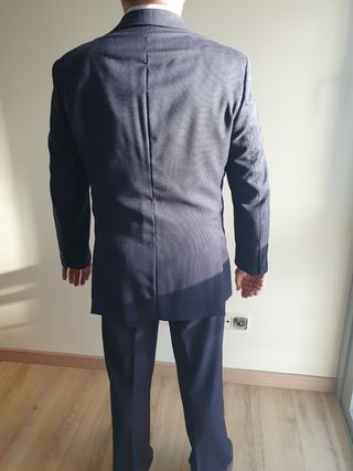 Traje Massimo Dutti azul