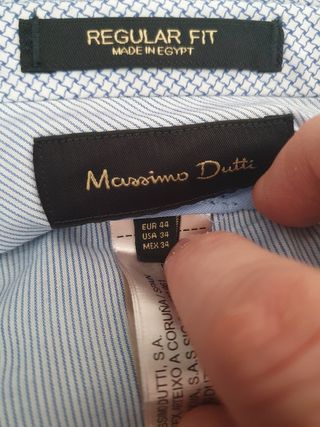 Traje Massimo Dutti azul