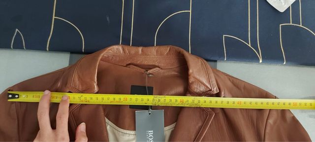 Americana cuero alta calidad HUGO BOSS