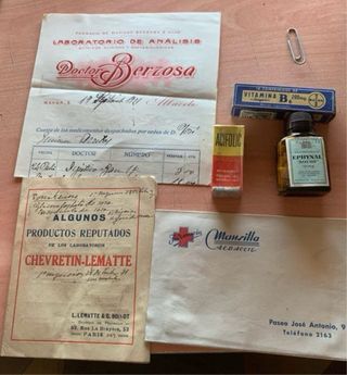 Documentos farmacia antiguas 