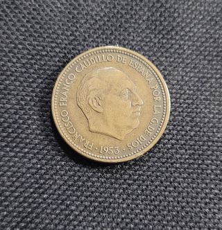 2,50 PESETAS 1953 *54