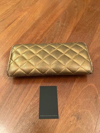 Cartera de Purificación García de piel