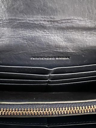 Cartera de Purificación García de piel