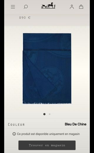 bufanda estola Hermes