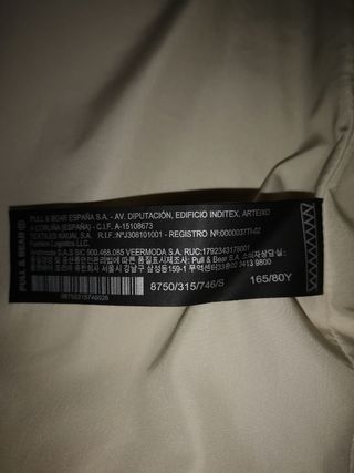 Precioso Chaquetón pull&bear, talla S