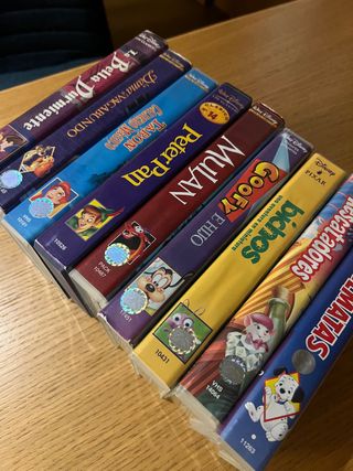9 peliculas Walt Disney VHS