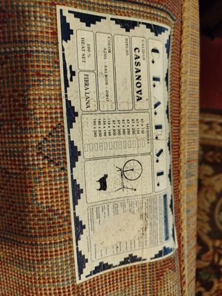 Alfombra grande de sala o comedor