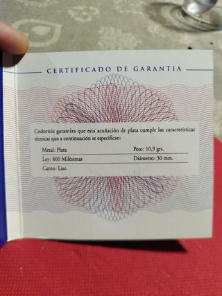 Moneda de plata conmemorativa Codorniu