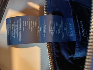 Bandolera charol azul ARMANI JEANS