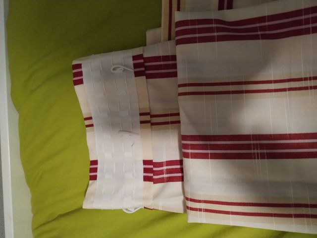 cortinas de 90x245+ fundas cojin