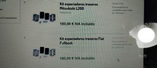 kit elevación suspensión Nissan navara d40