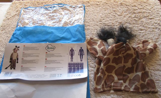 Disfraz jirafa talla 7-9 Atosa