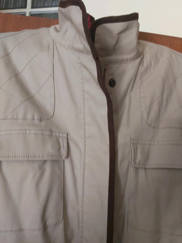 Colete cargo acolchoado bege XL, Sacoor Brothers